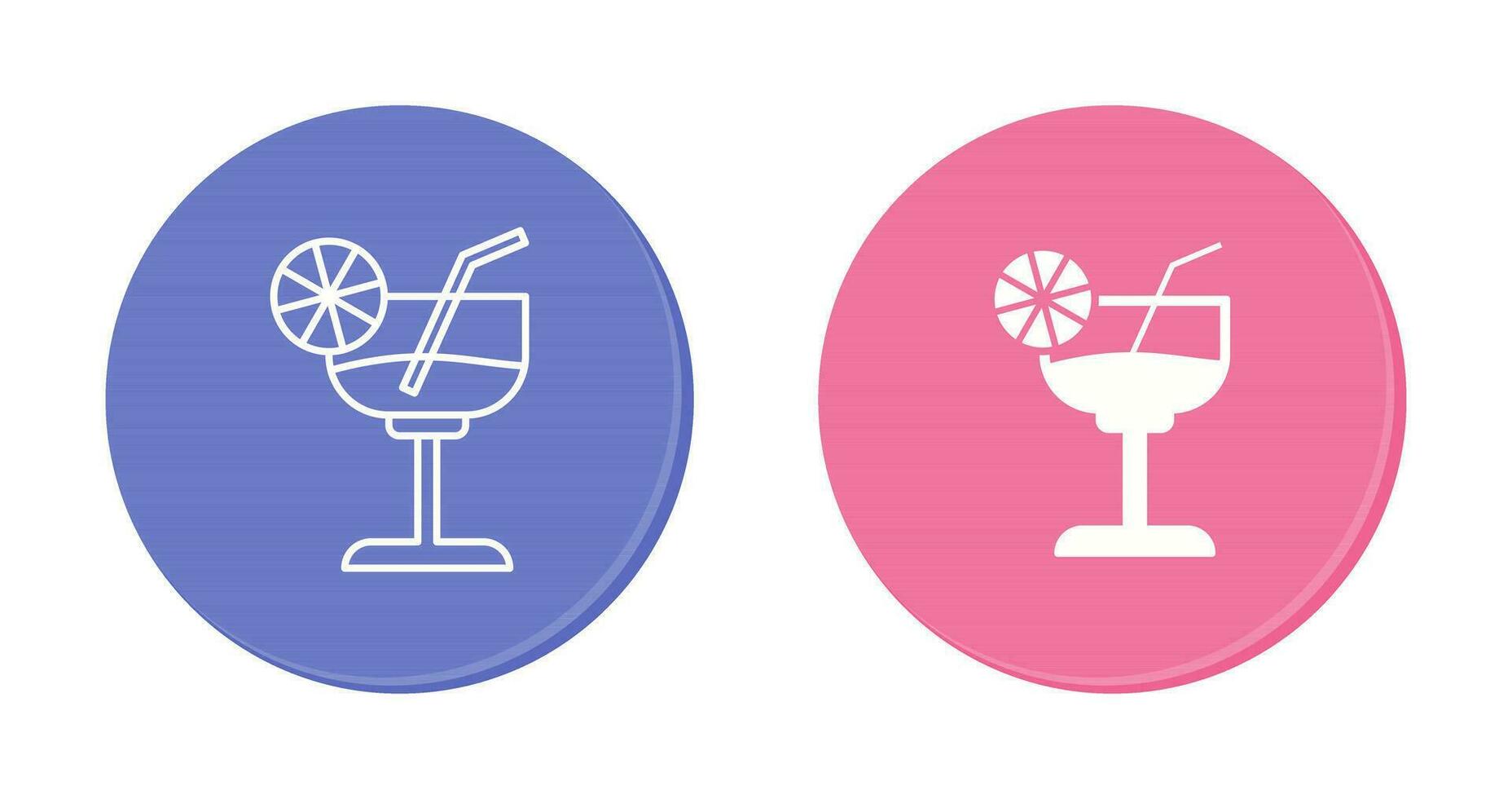 icono de vector de coctel