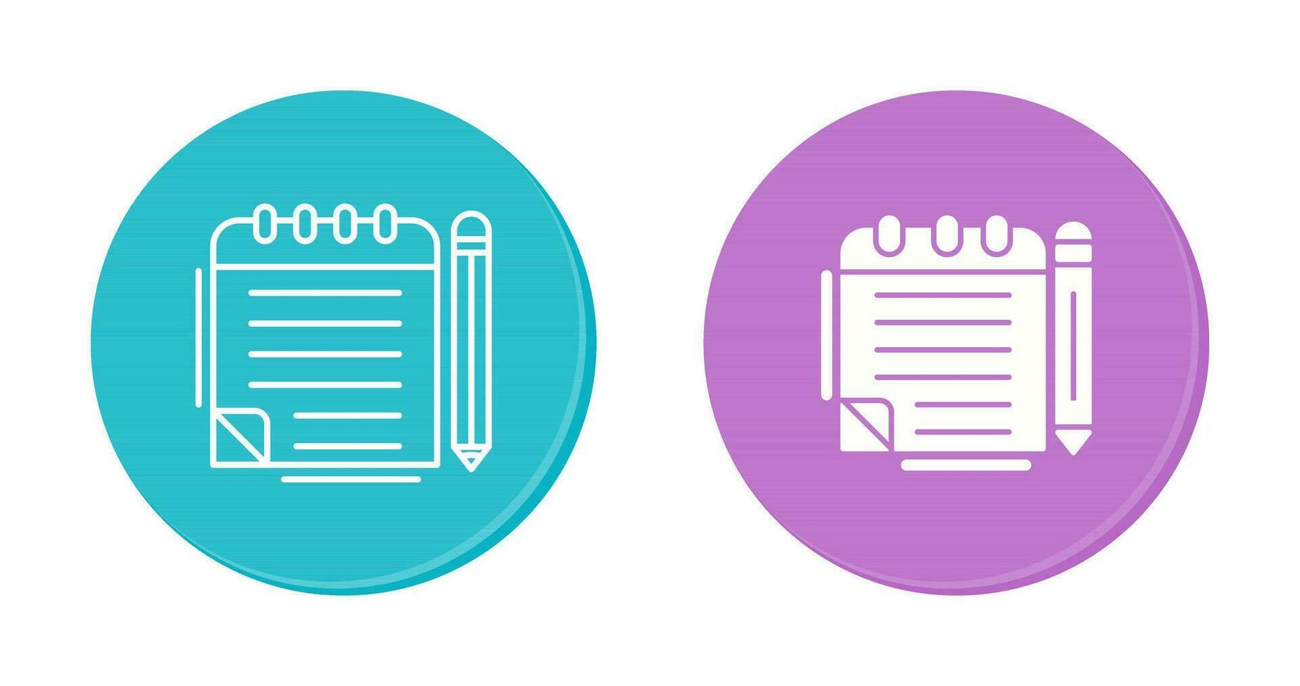 Notepad Vector Icon 24778857 Vector Art at Vecteezy