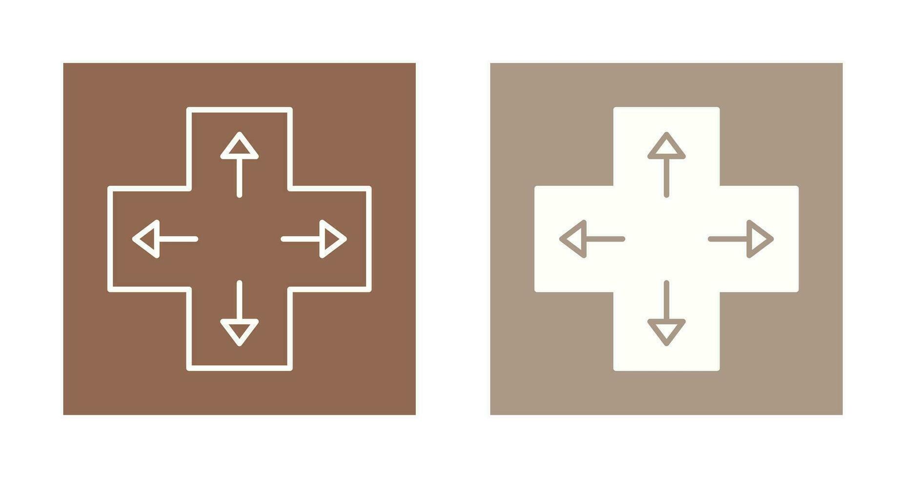 Unique Direction Keys Vector Icon