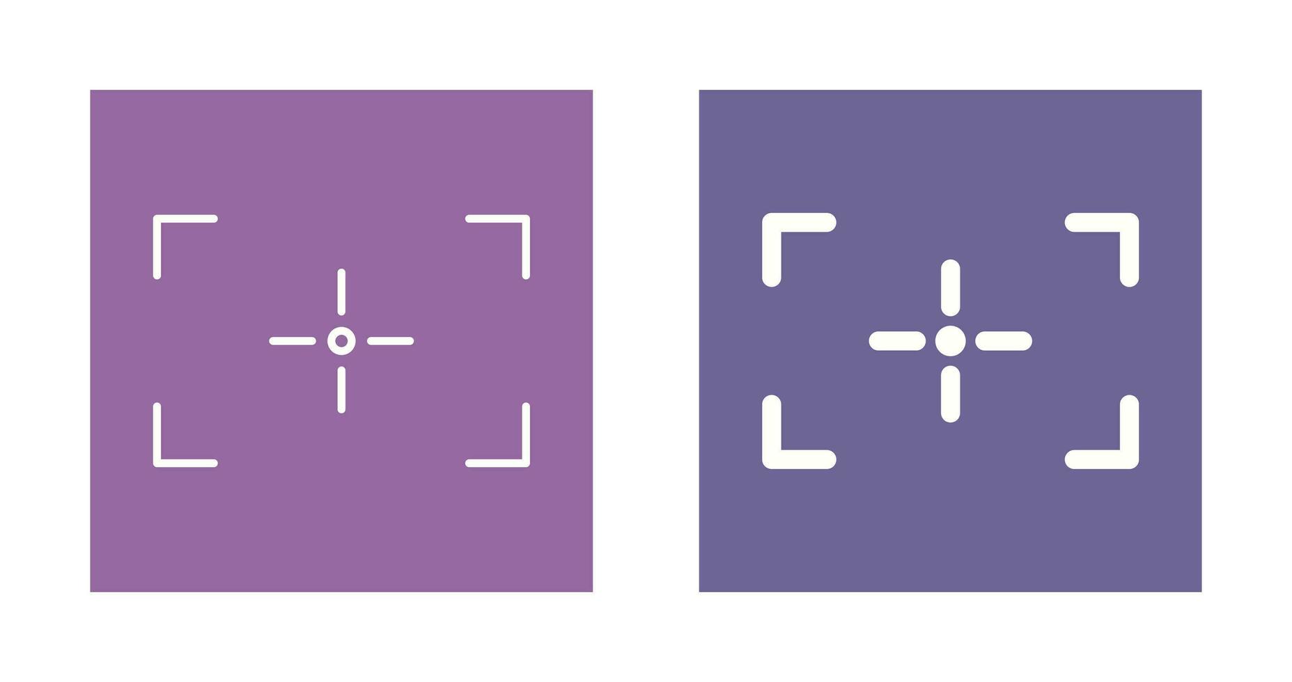 Unique Focus Vector Icon