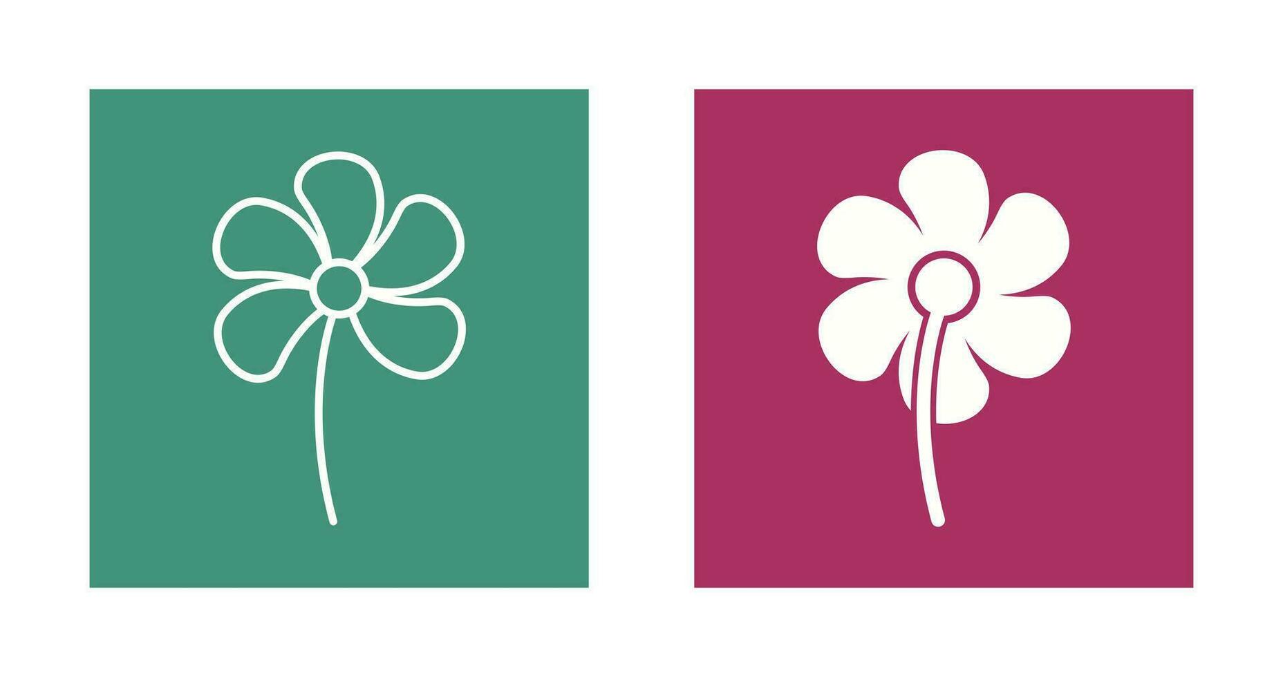 Small flowers Vector Icon