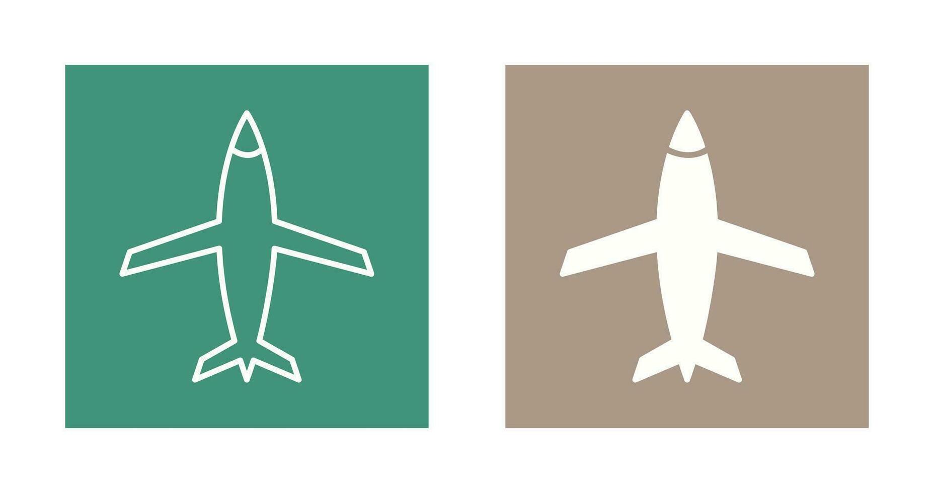 icono de vector de avión