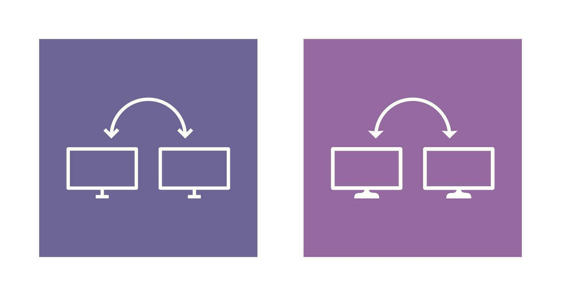 Unique Connected Systems Vector Icon