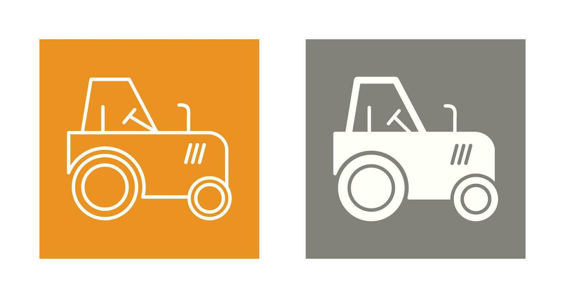 icono de vector de tractor