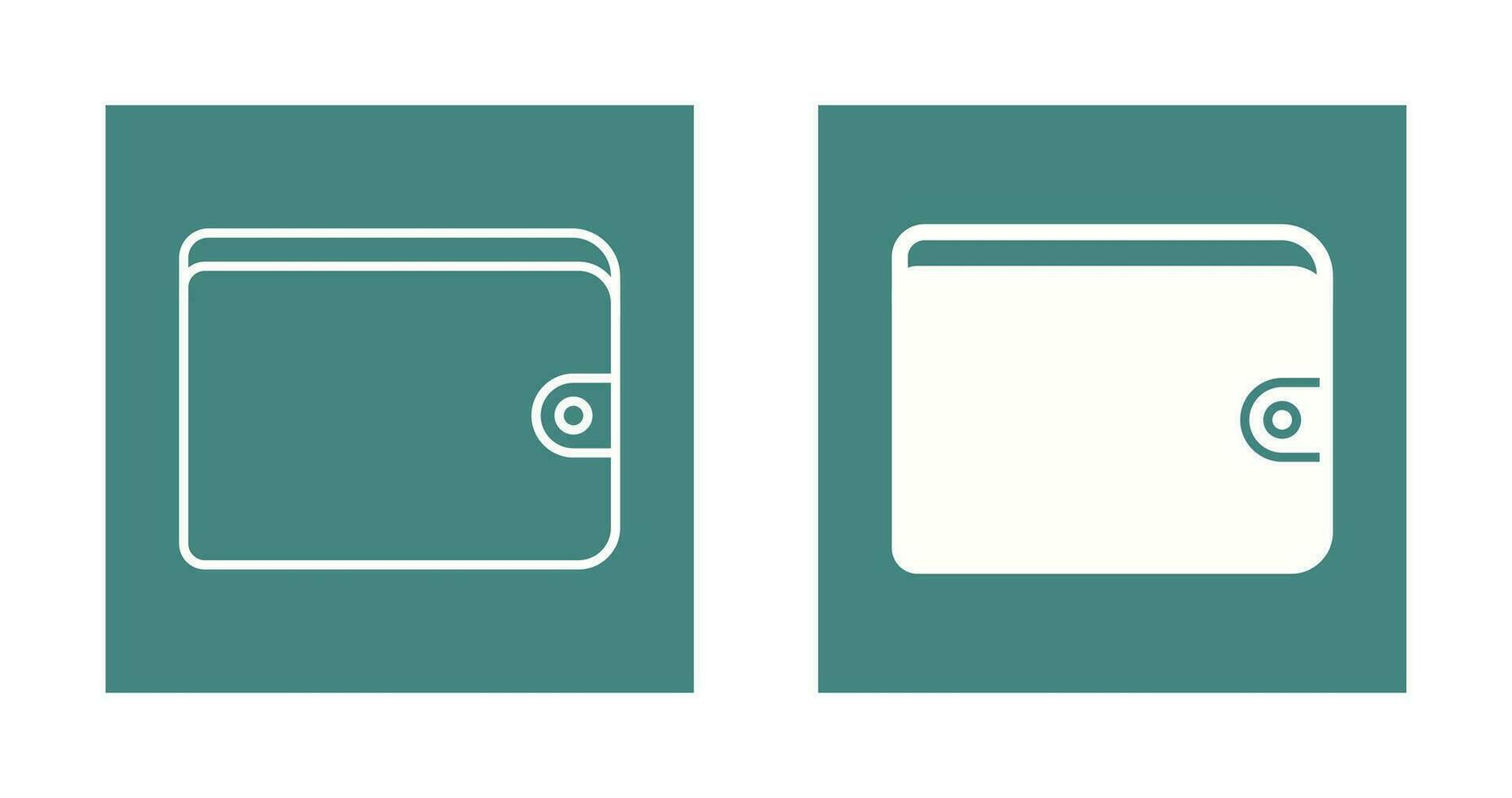 Unique Wallet Vector Icon