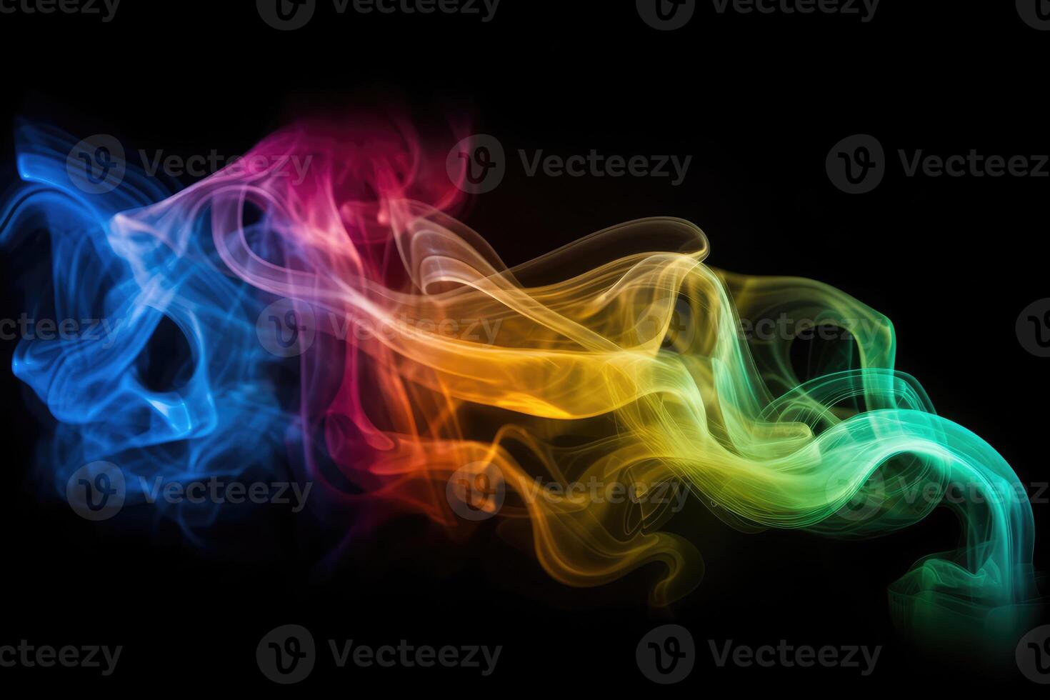 smoke multicolor . photo