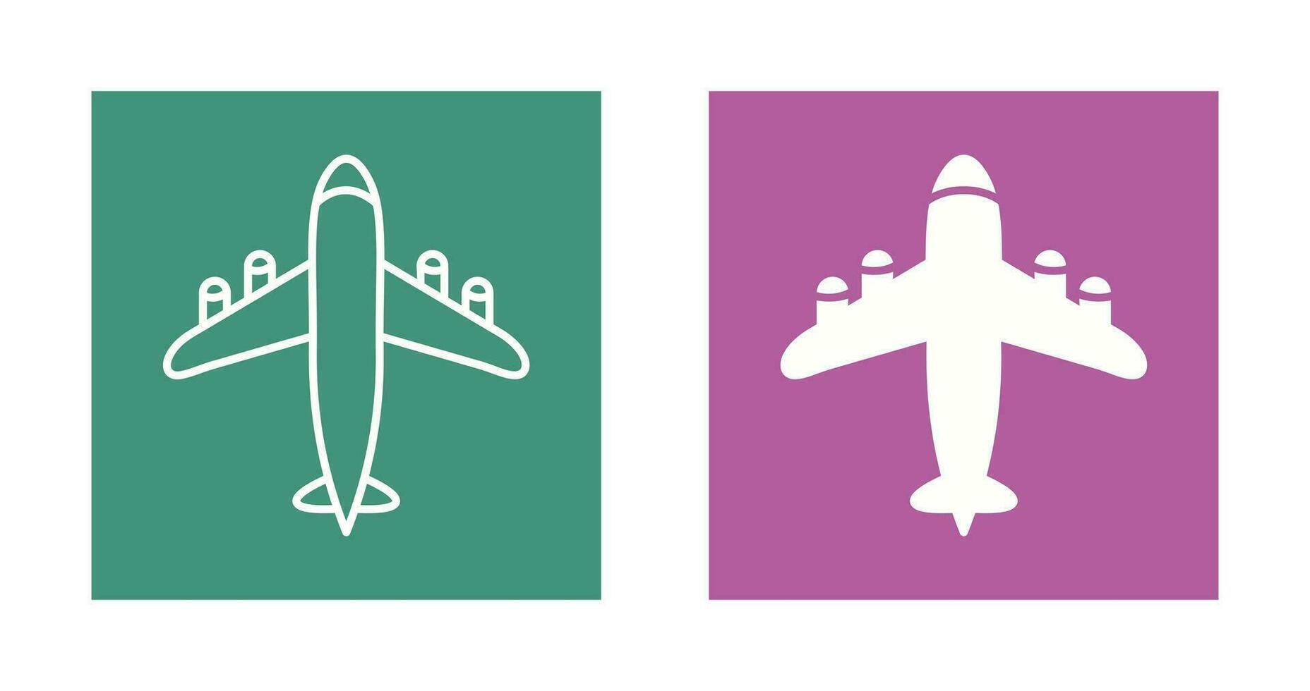 Flying Airplane Vector Icon