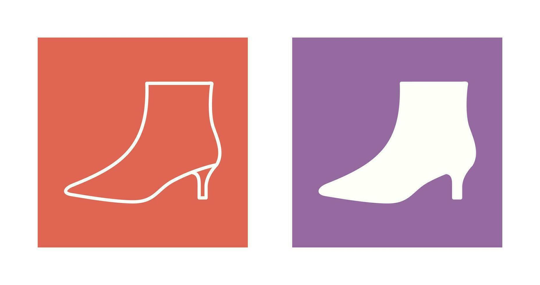 Boots with Heels Vector Icon