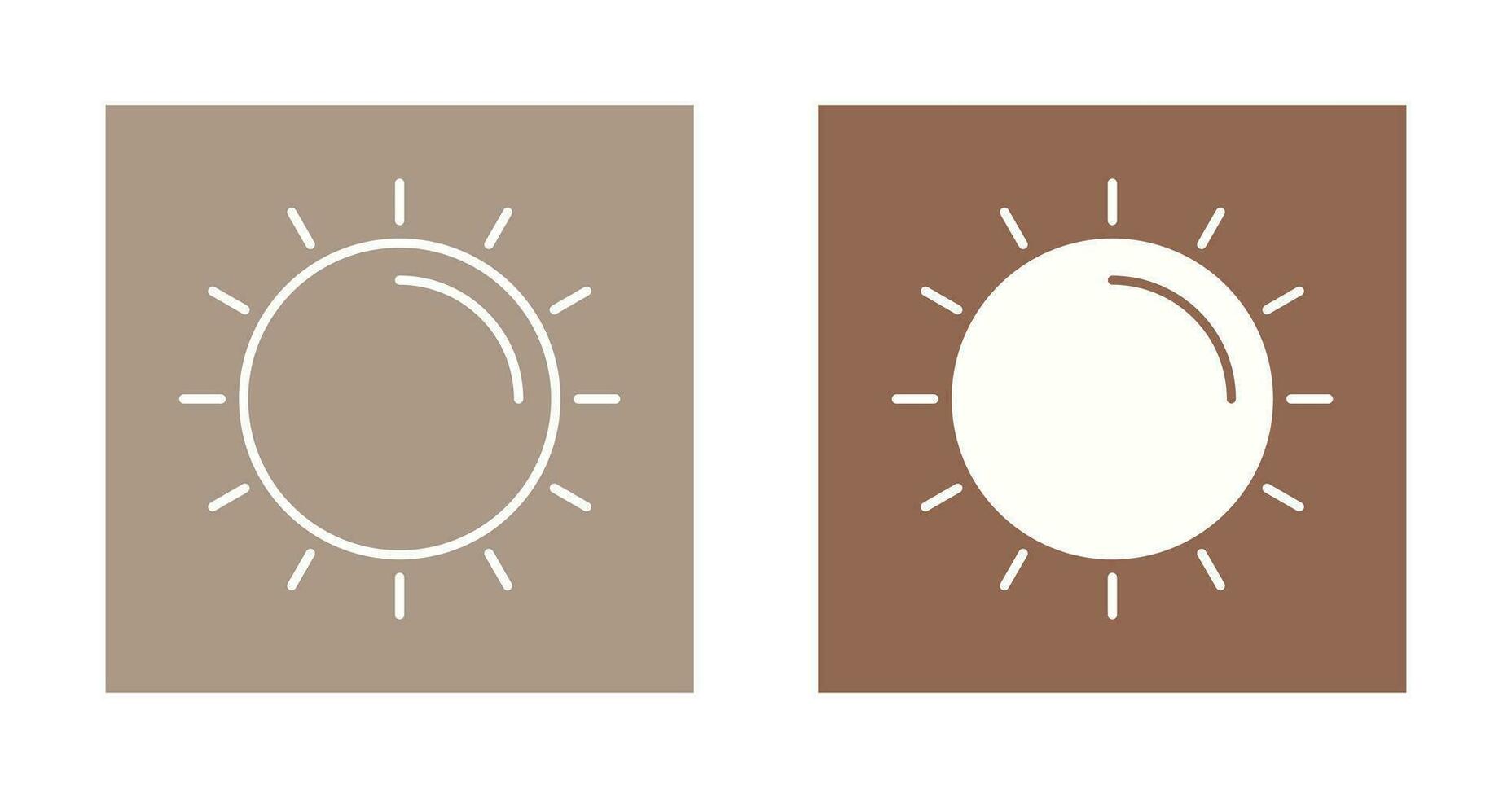 Sun Vector Icon