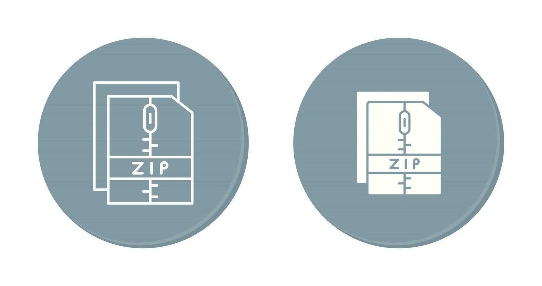 Zip File Vector Icon