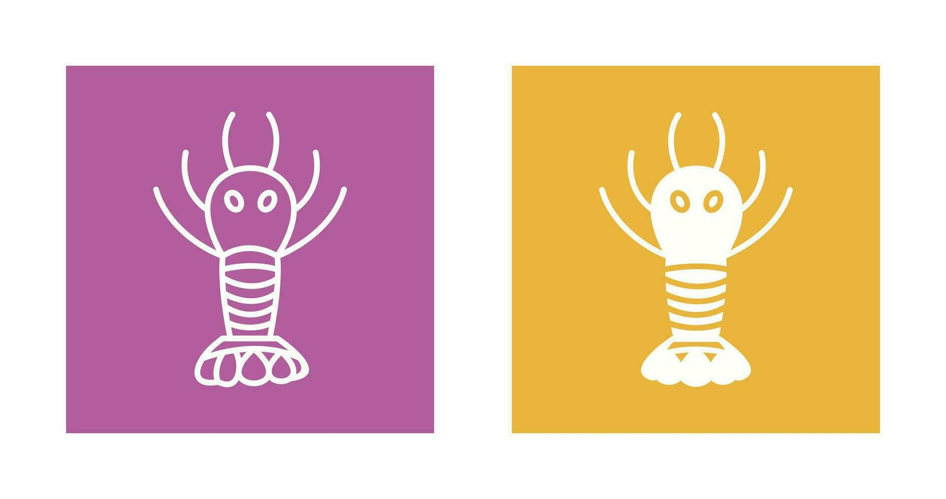 Lobster Vector Icon