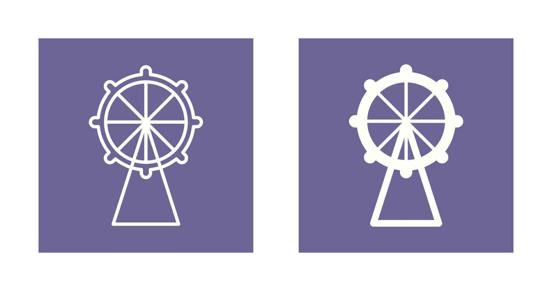 Ferris Wheel Vector Icon