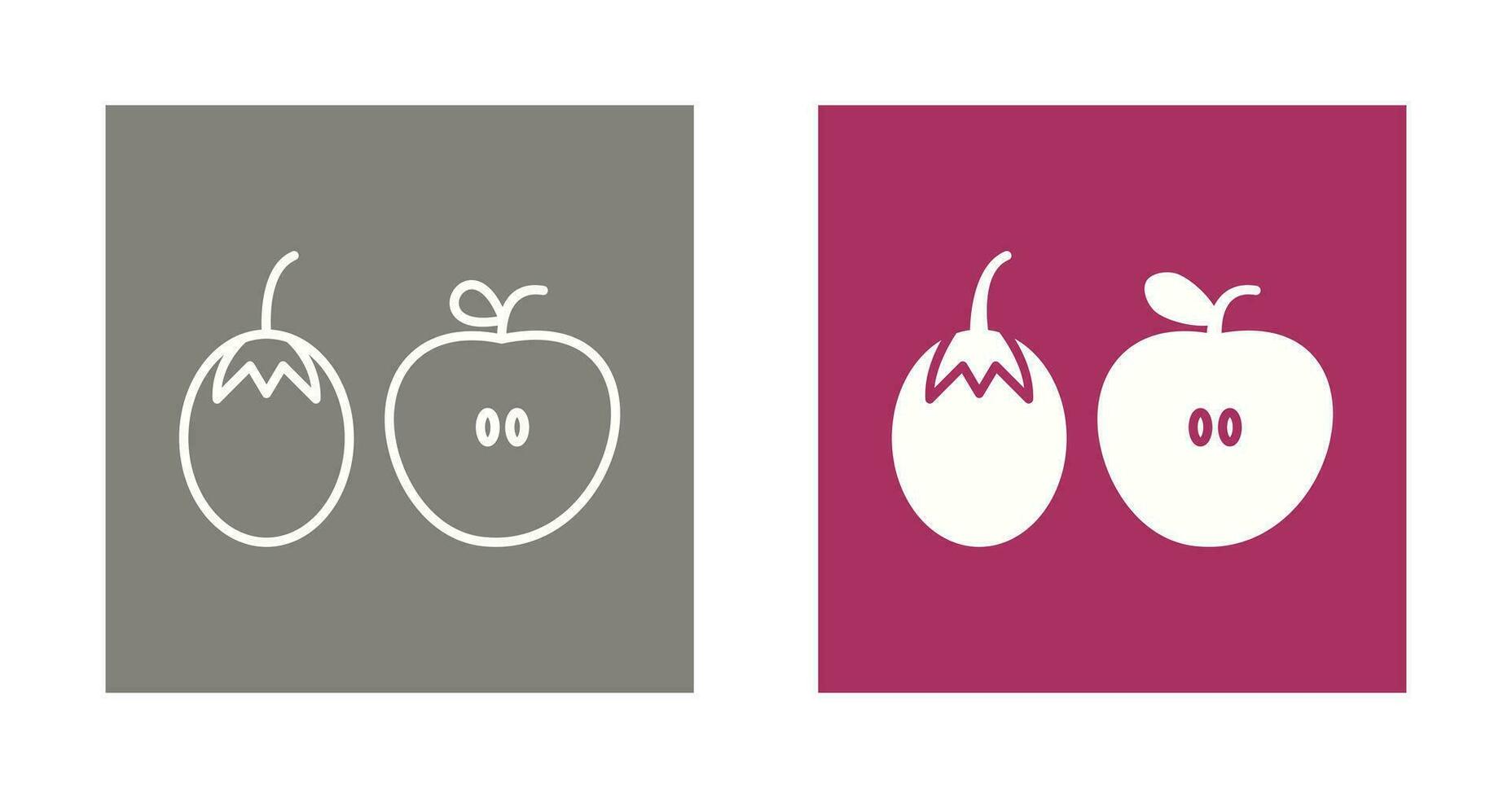 Fruits and VVegetables Vector Icon