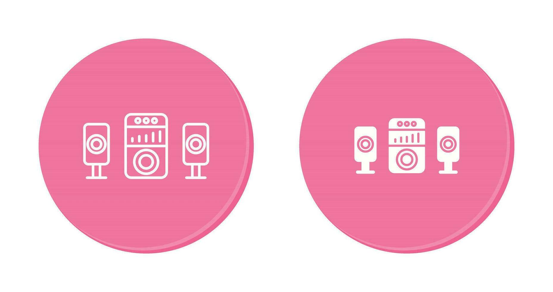 Sound System Vector Icon