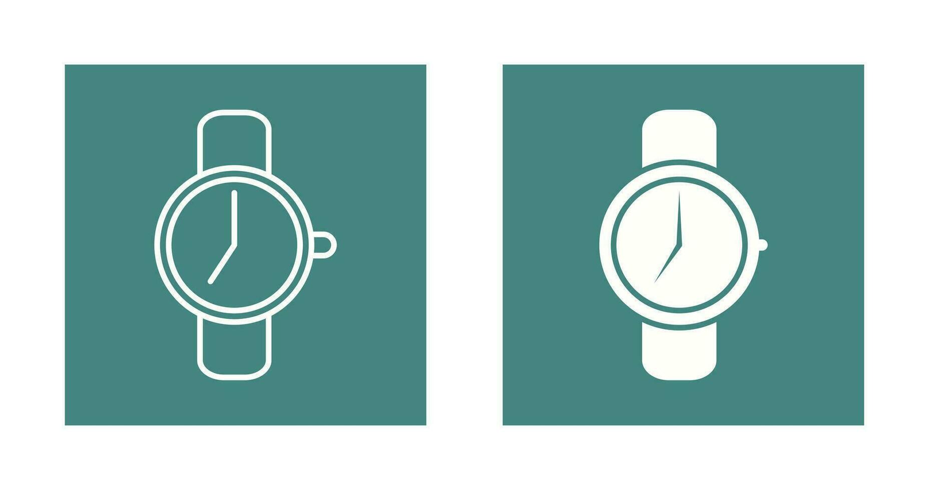 reloj, vector, icono vector