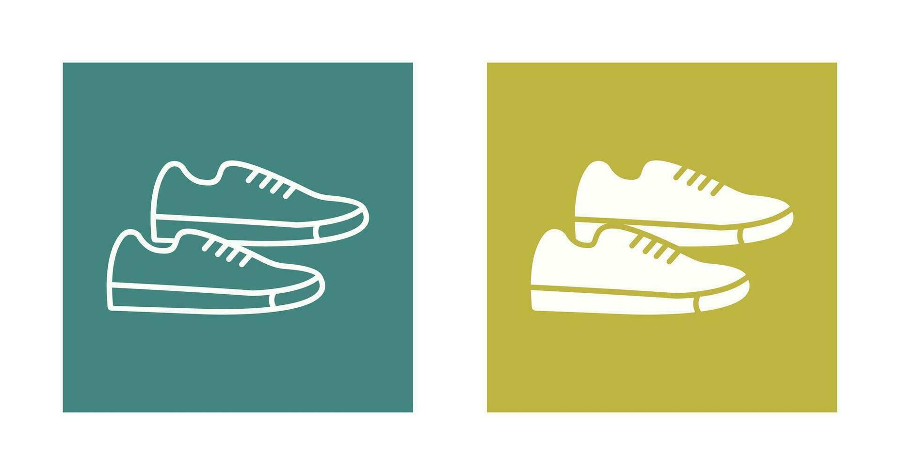 icono de vector de zapatillas