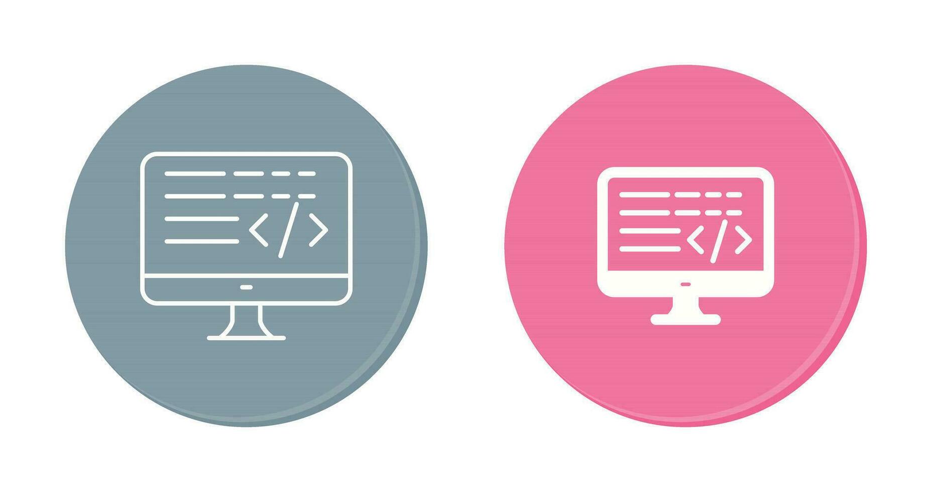 icono de vector de codificación