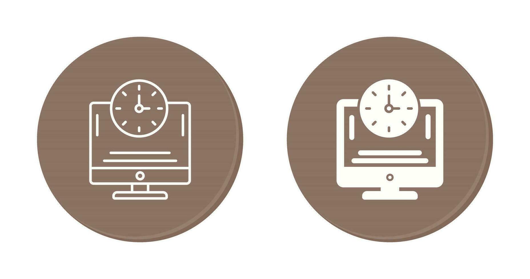 Online Time Vector Icon