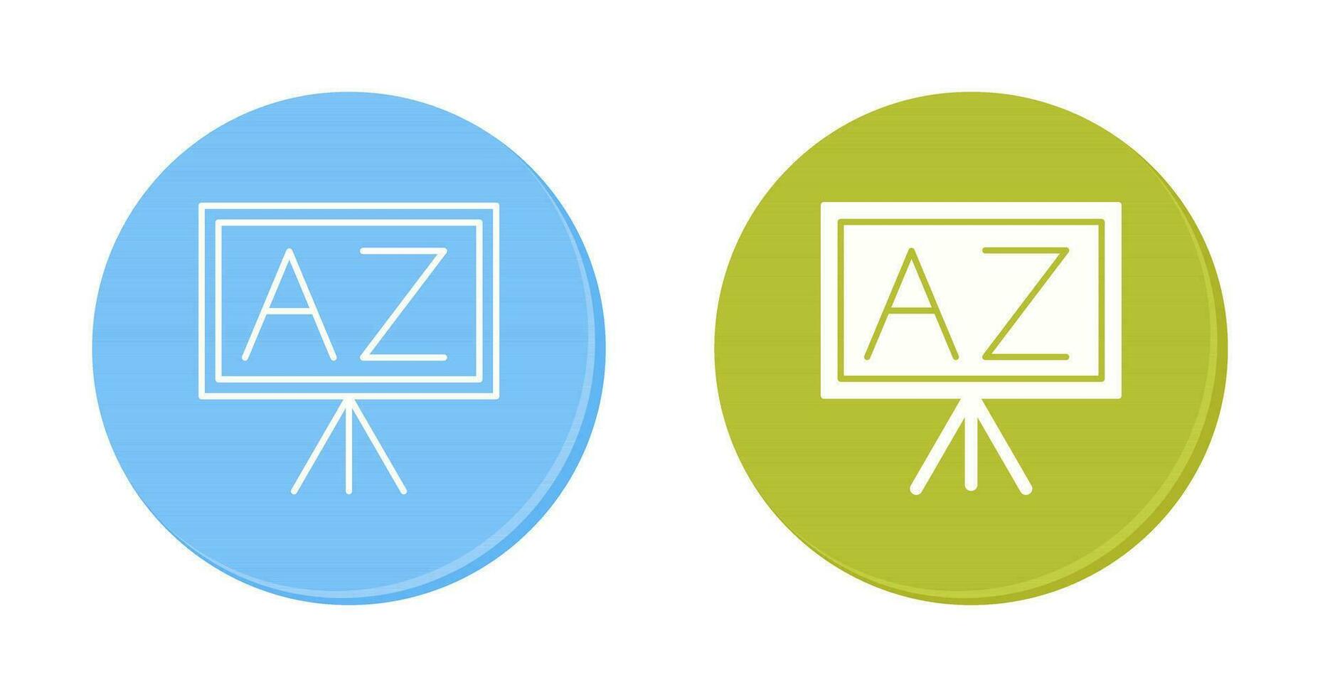 From A To Z Vector Icon