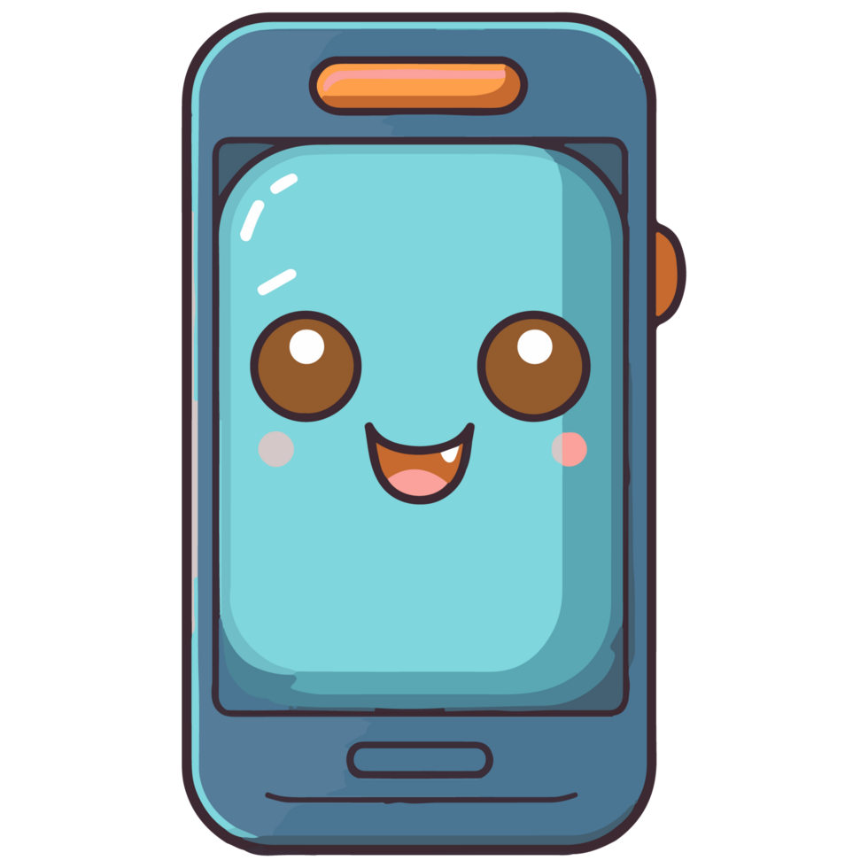 cute handphone icon png