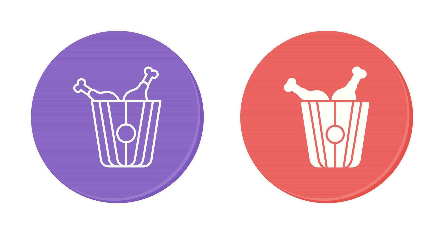 Fried Chicken Vector Icon