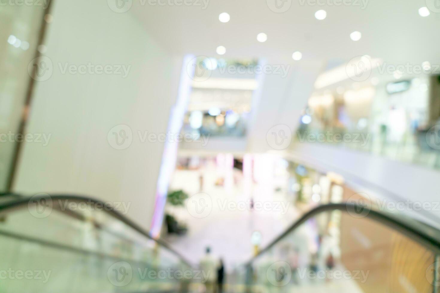 desenfoque abstracto y centro comercial de lujo desenfocado y tienda minorista para el fondo foto