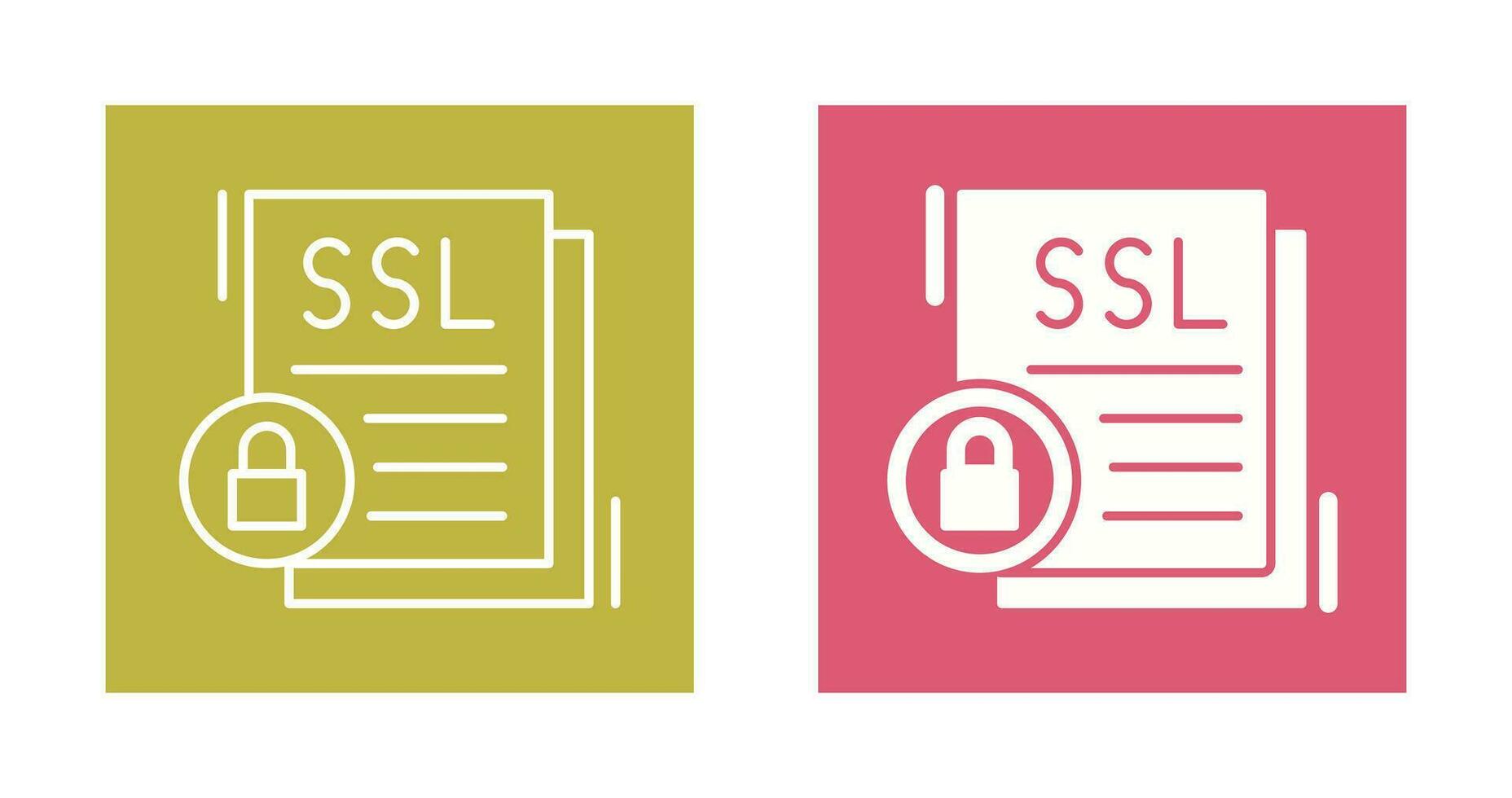 icono de vector de ssl