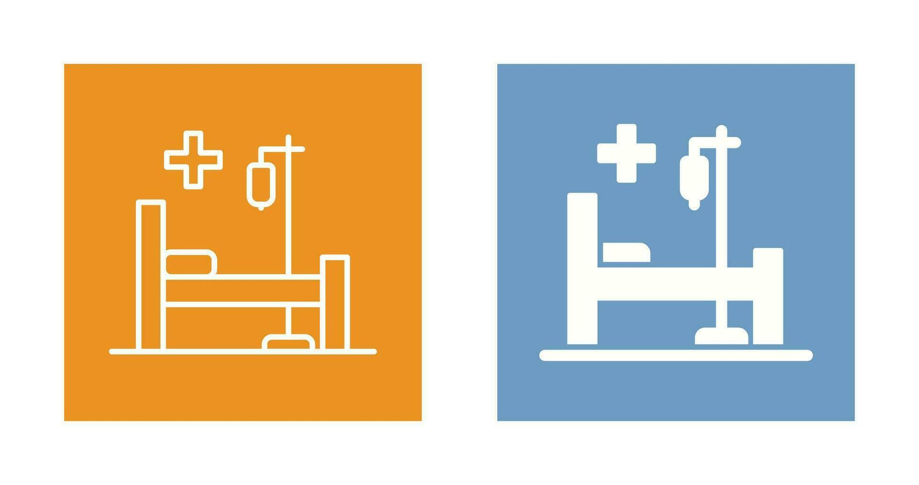 icono de vector de cama