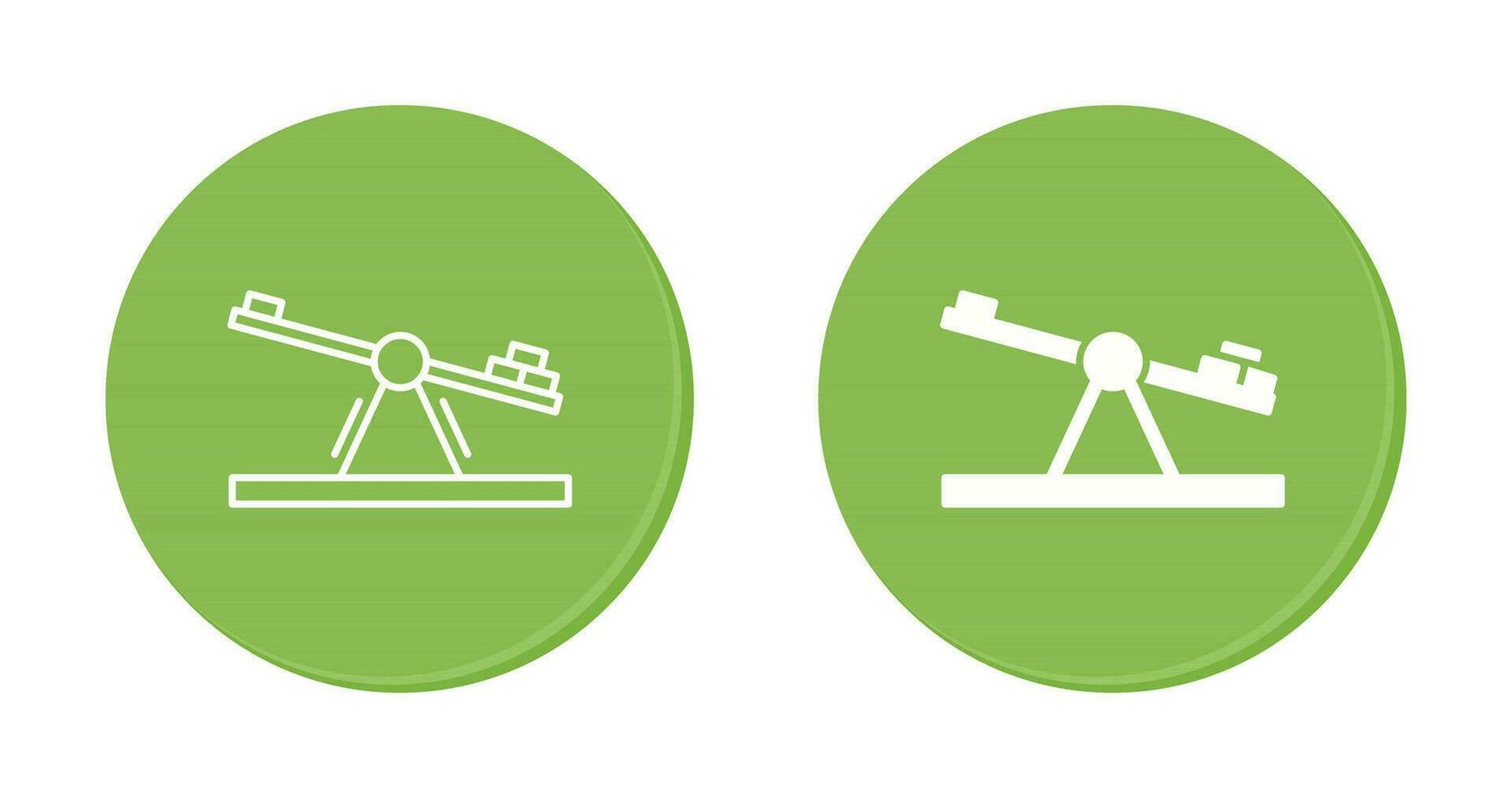 Seesaw Vector Icon