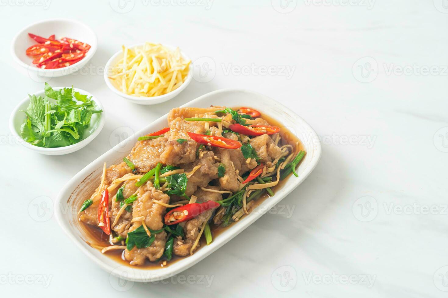 Stir Fried Fish with Chinese Celery 24782858 Stock Photo at Vecteezy