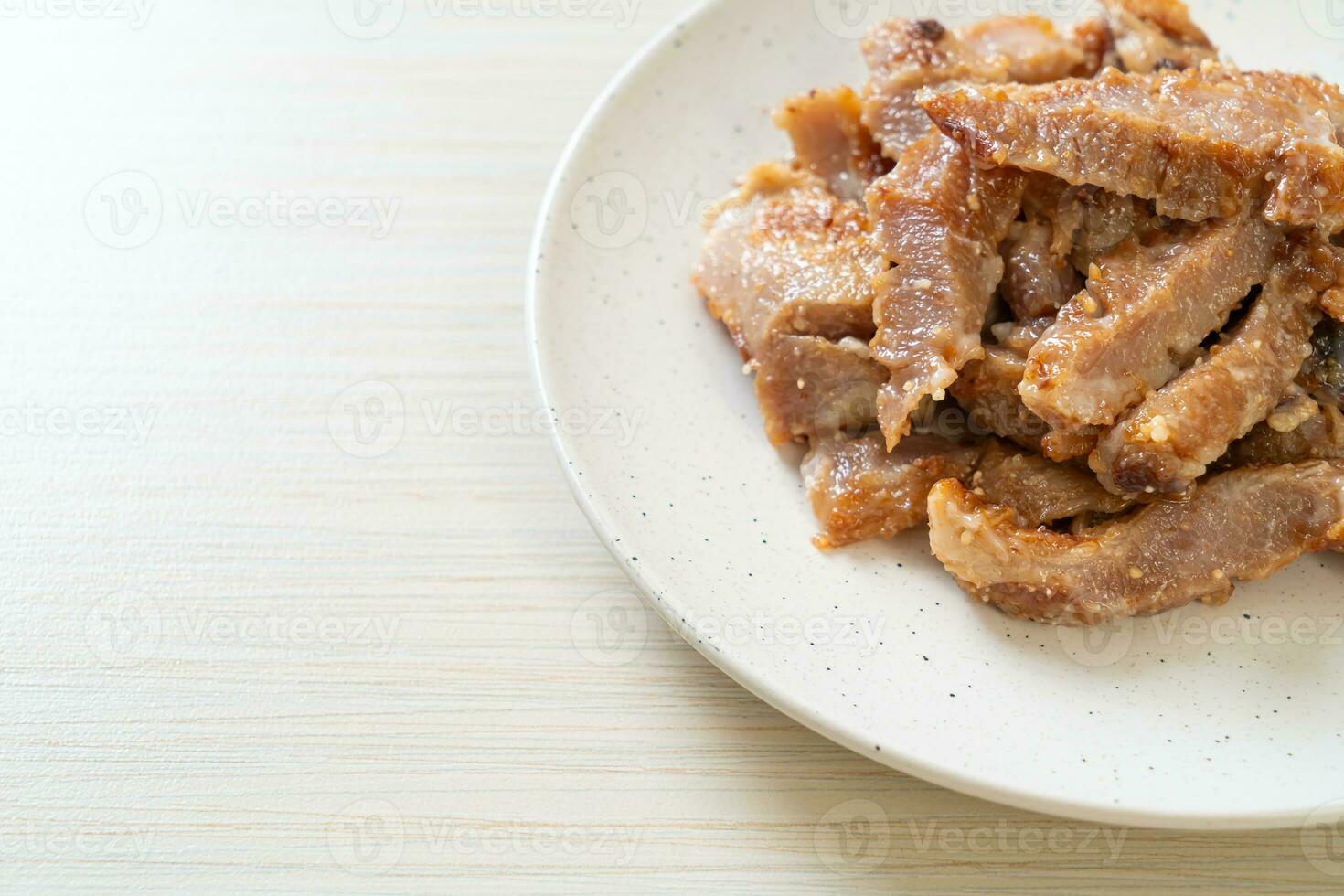 Grilled Pork Neck with Thai Spicy Sauce photo