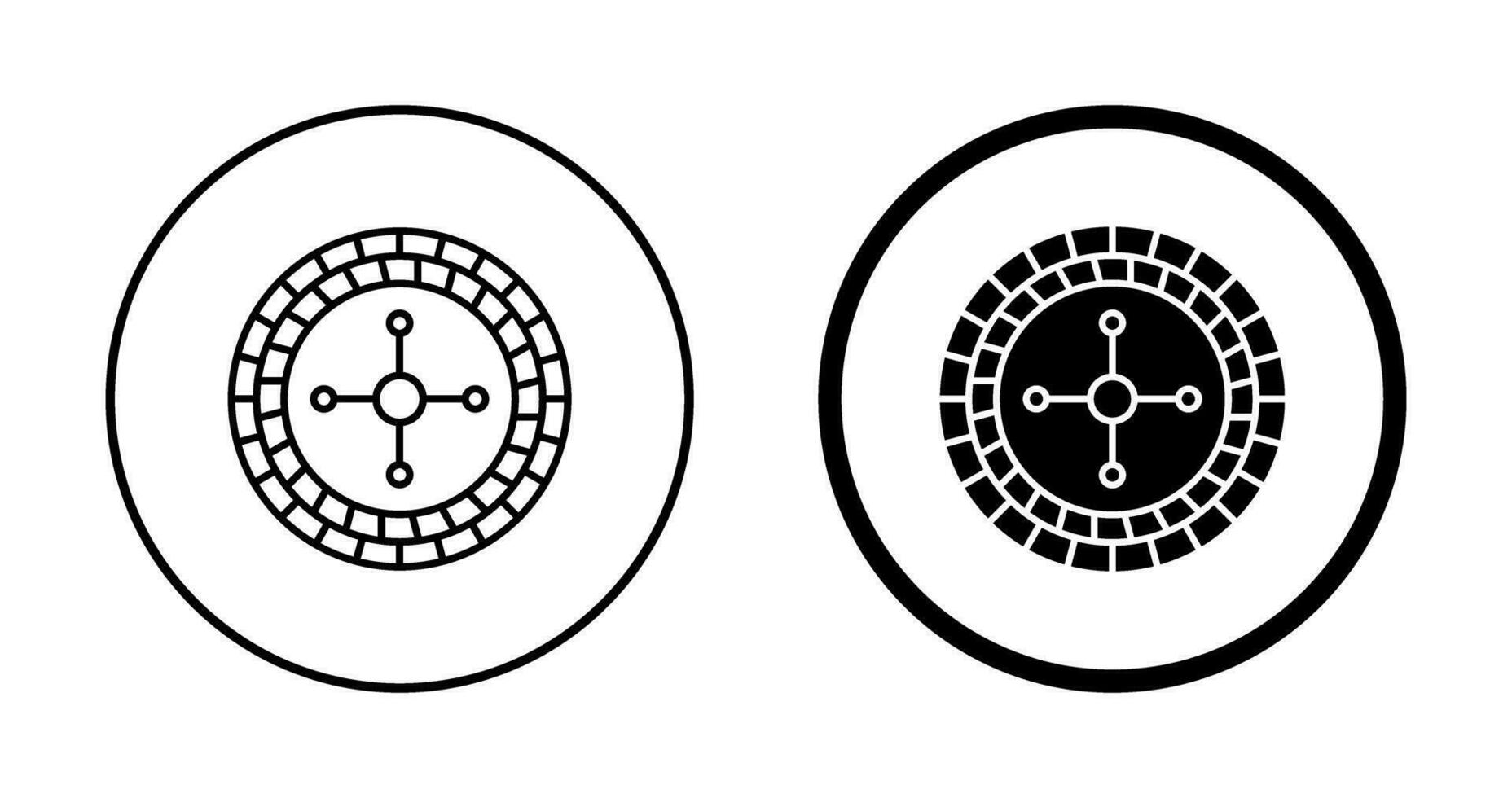 Roulette Vector Icon