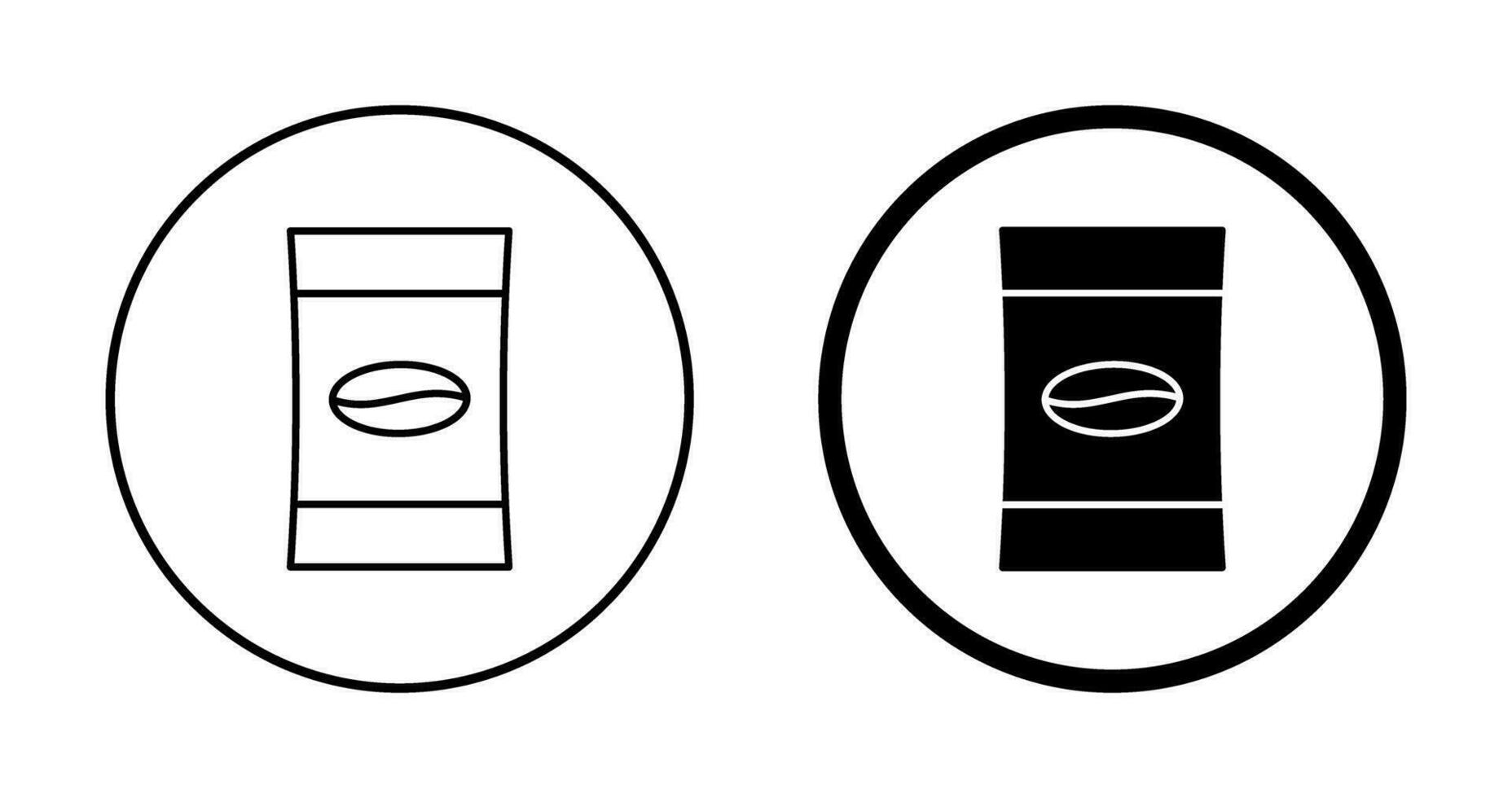 Coffee Packets Vector Icon