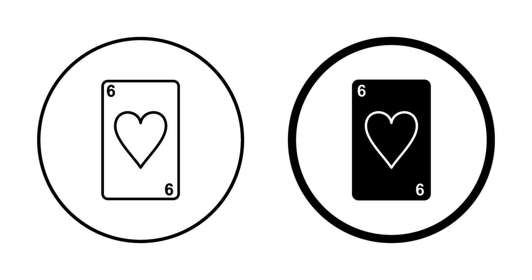 Hearts Card Vector Icon