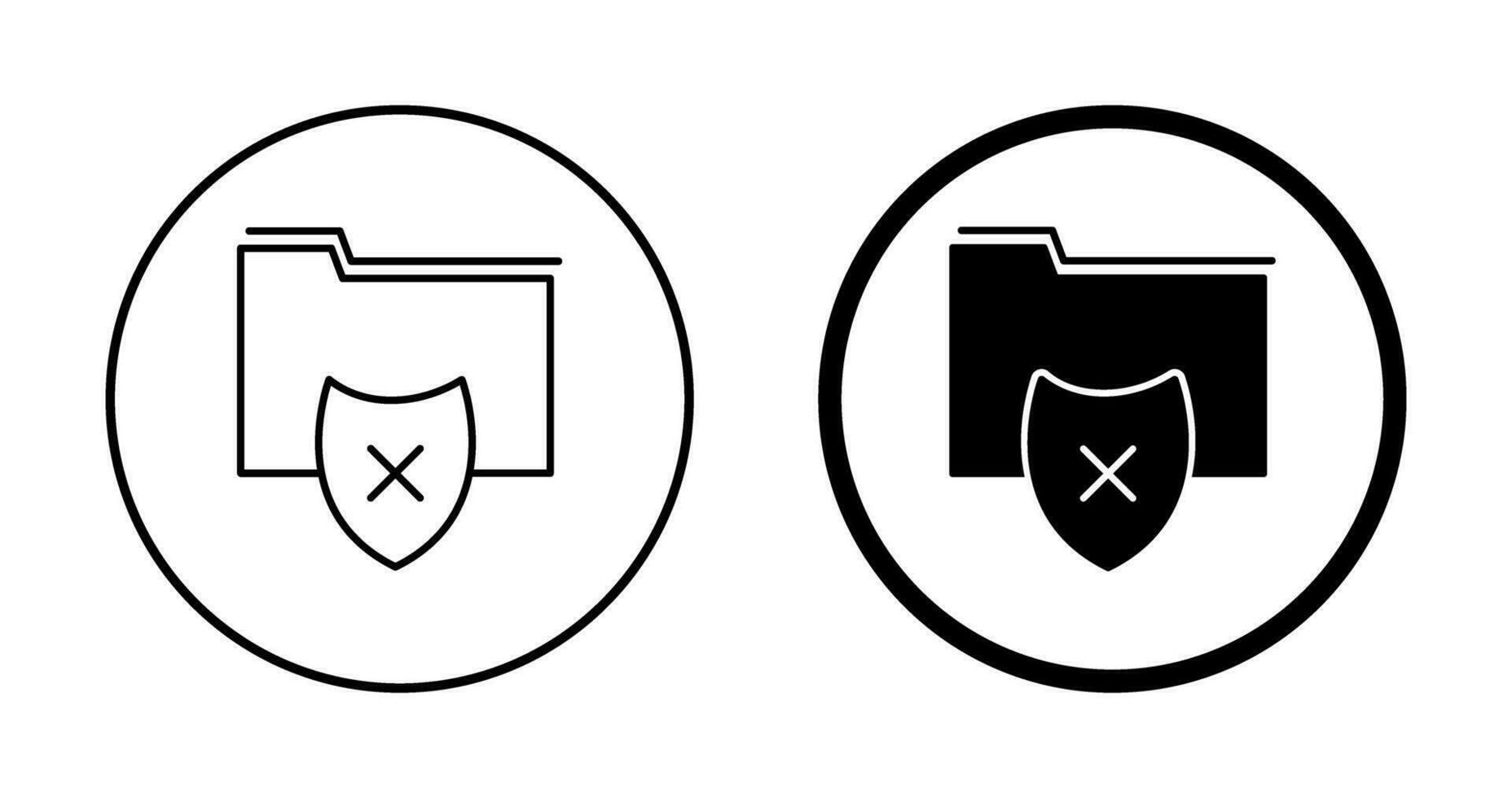 Vulnerable Folder Vector Icon