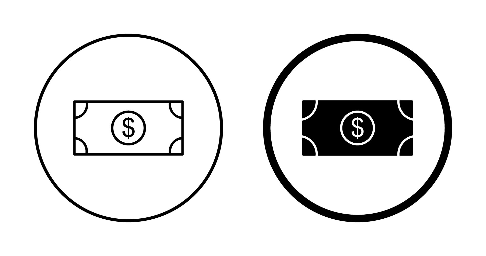 Dollar Bill Vector Icon 24783614 Vector Art at Vecteezy