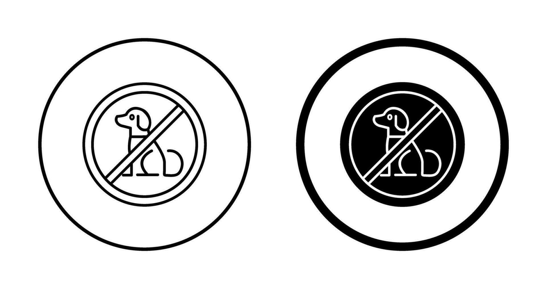 No Pets Vector Icon