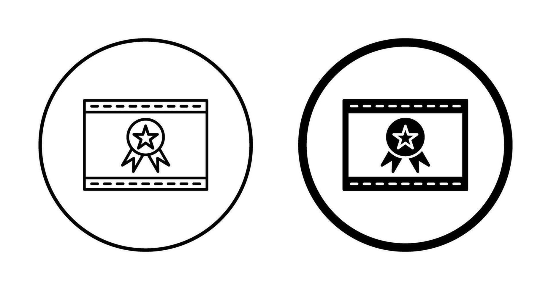 Unique Web Award Vector Icon