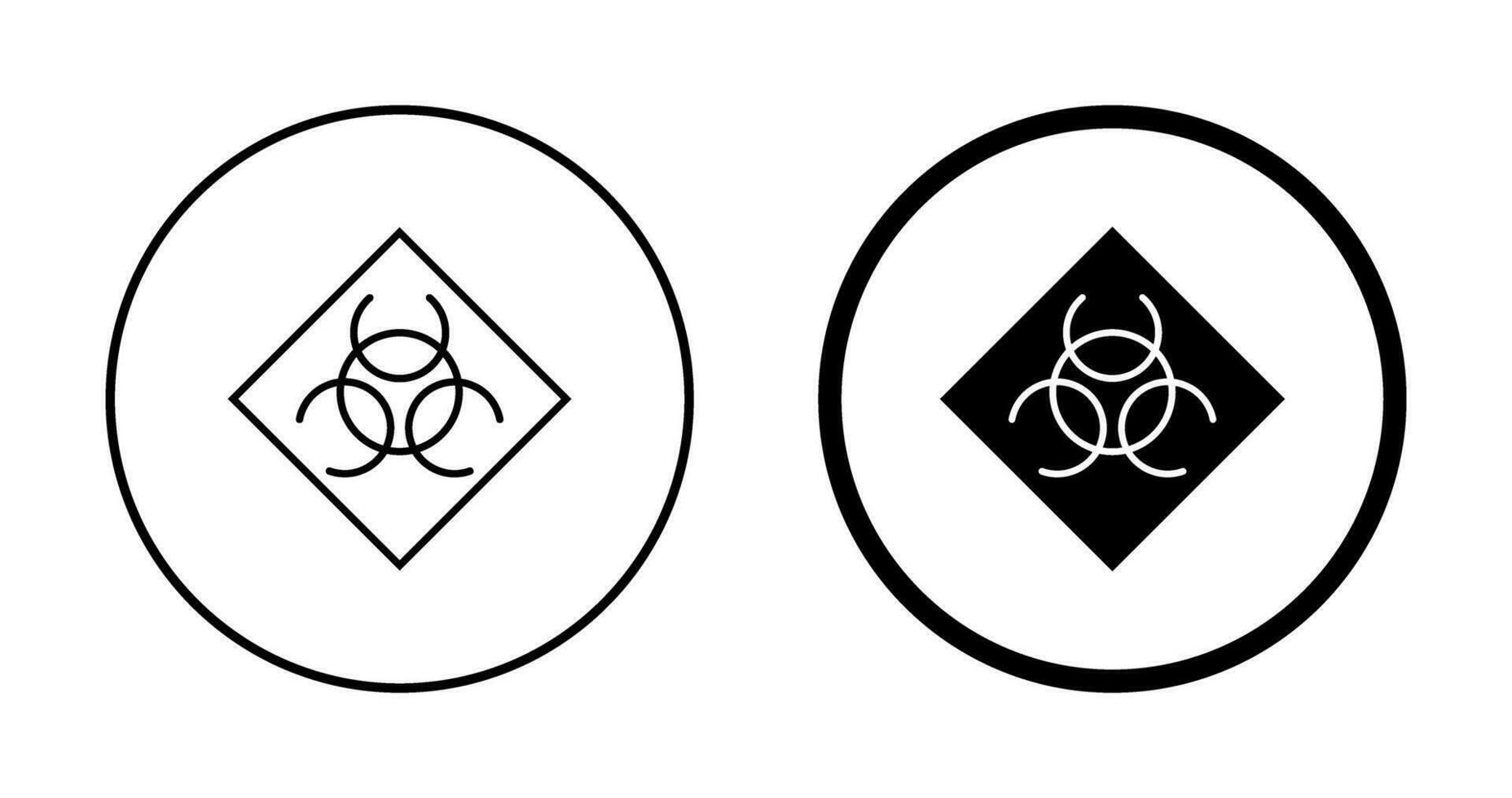 Biological Hazard Vector Icon