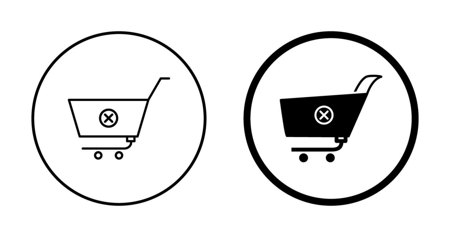 Unique Cancel Order Vector Icon