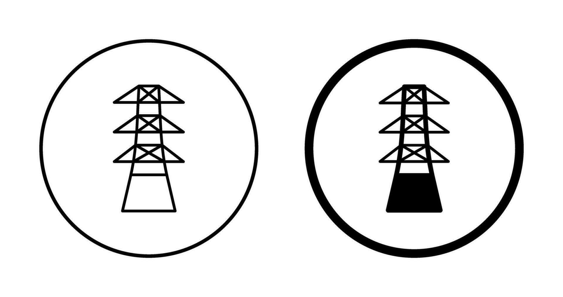 icono de vector de torre única