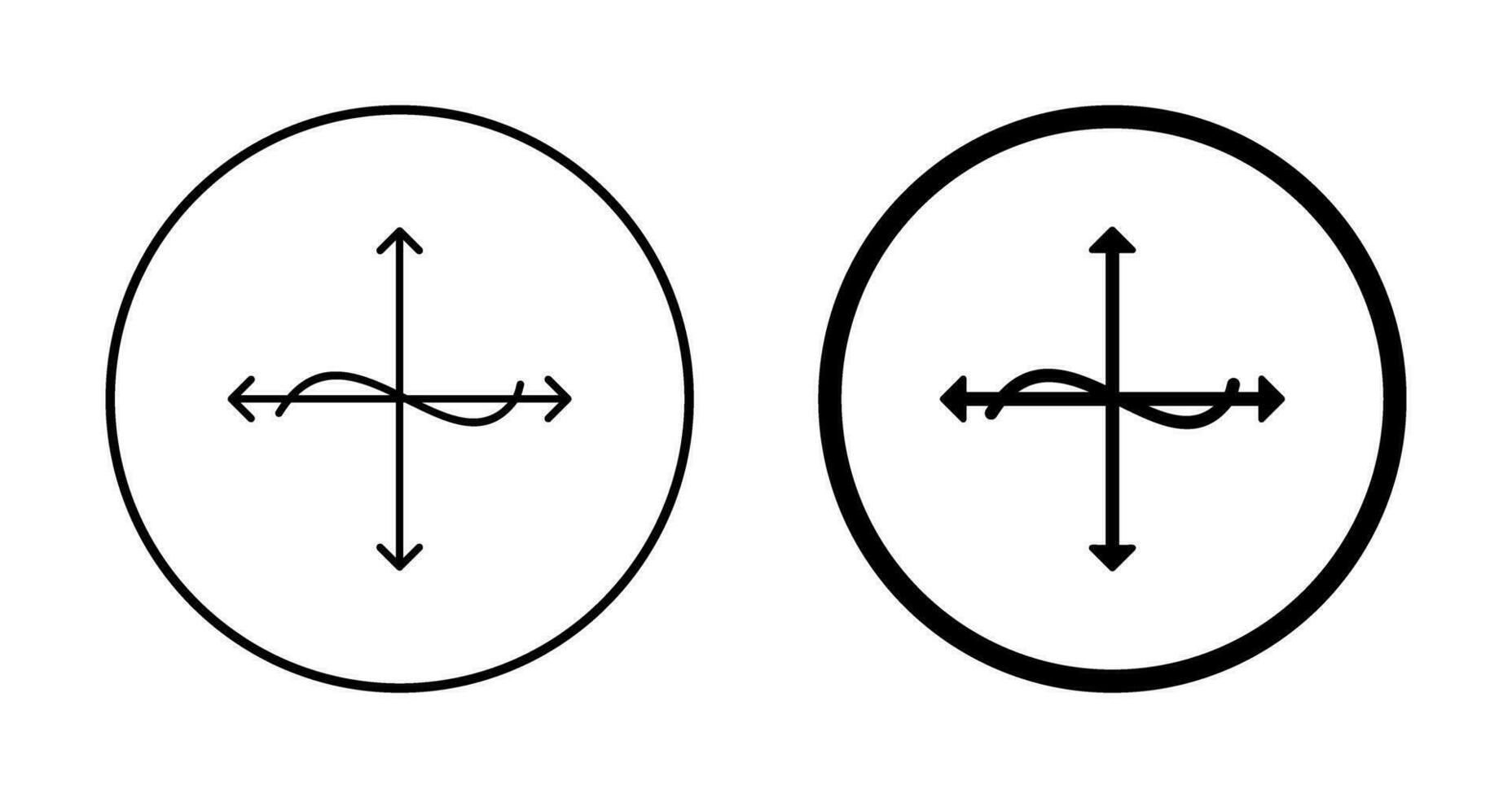 Unique Graph Vector Icon