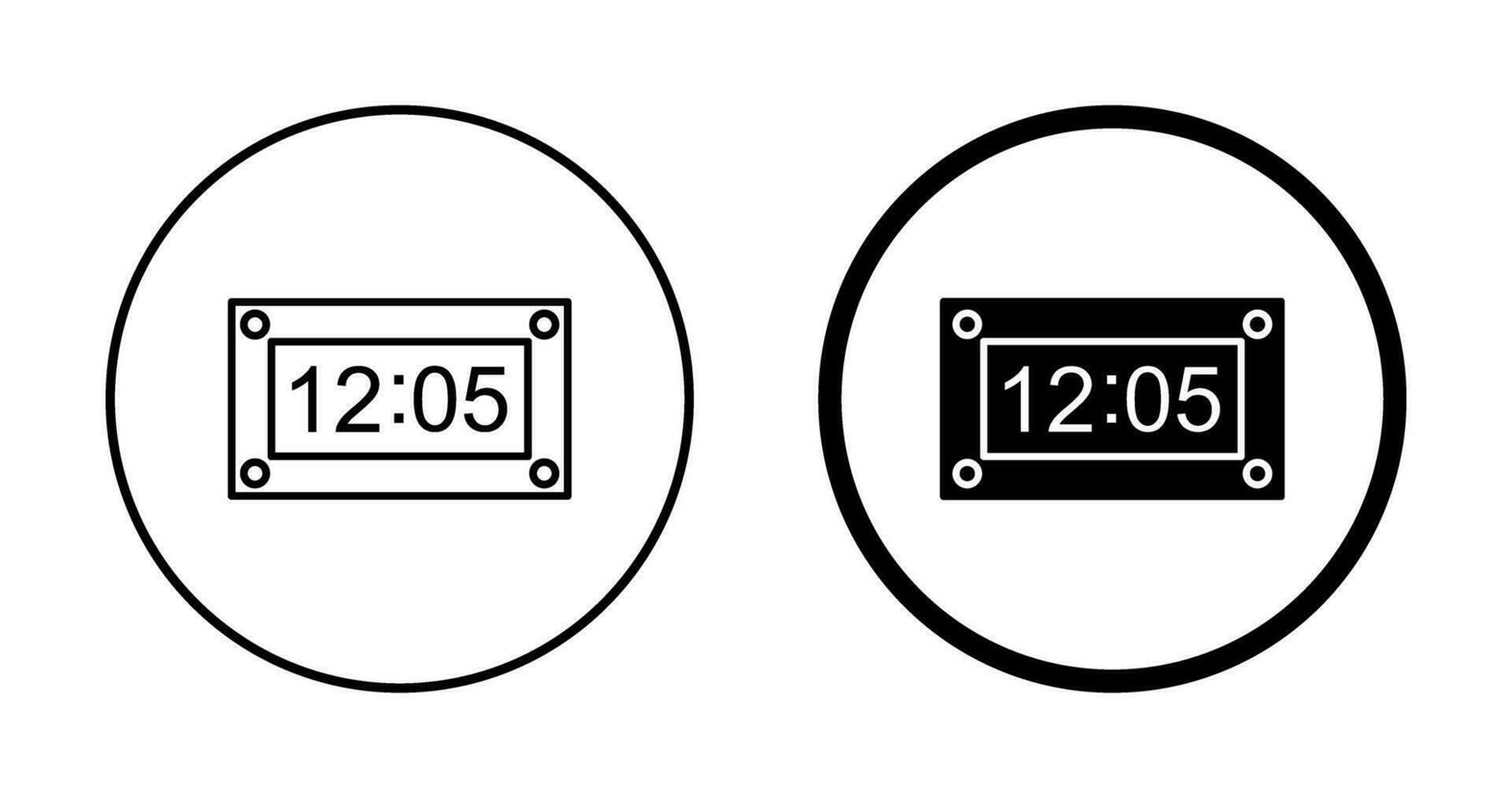 Unique Timer Vector Icon