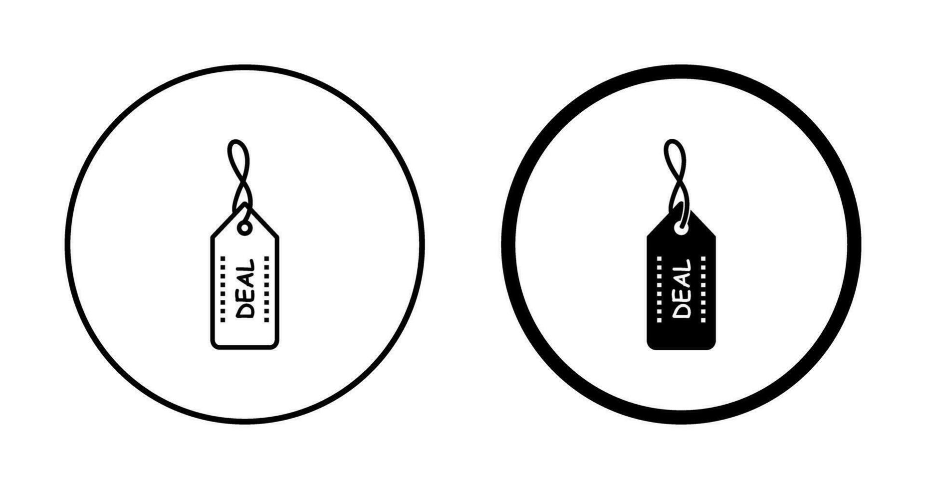 Unique Online Deals Vector Icon