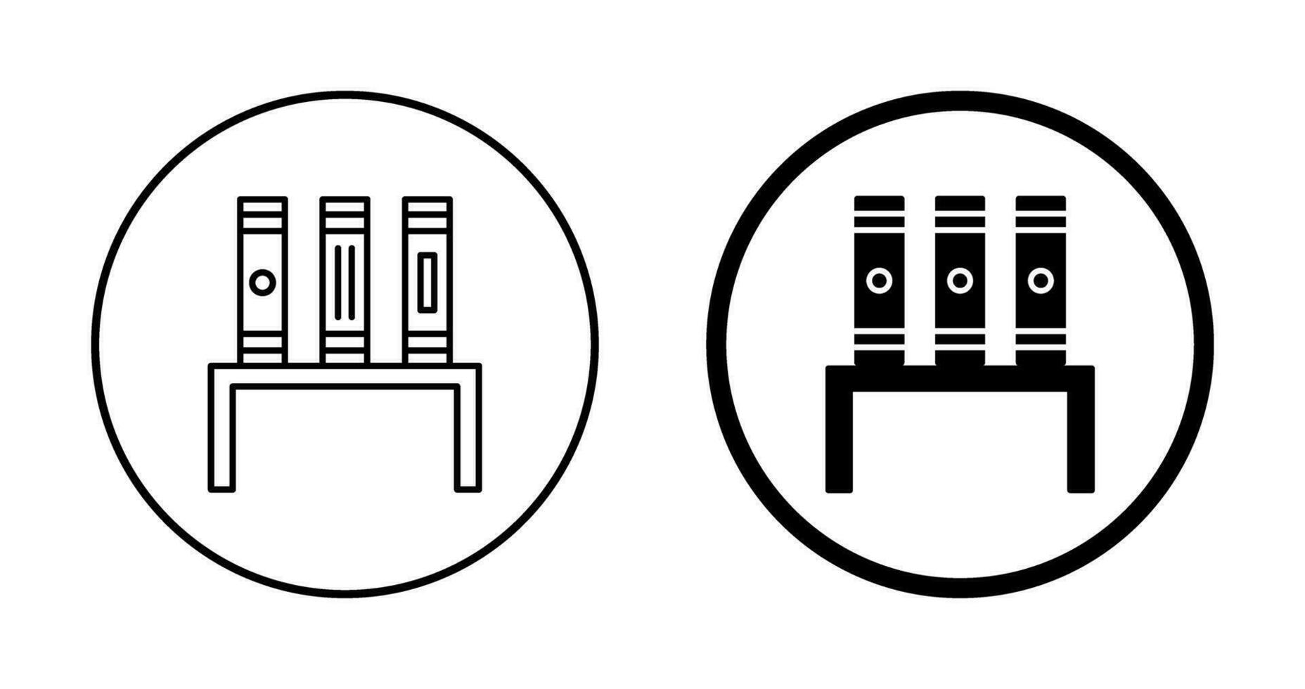 Unique Bookstand Vector Icon