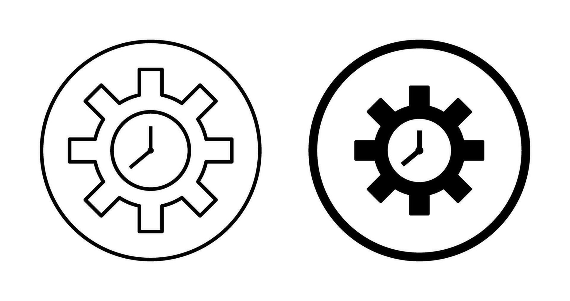 Unique Time Optimization Vector Icon
