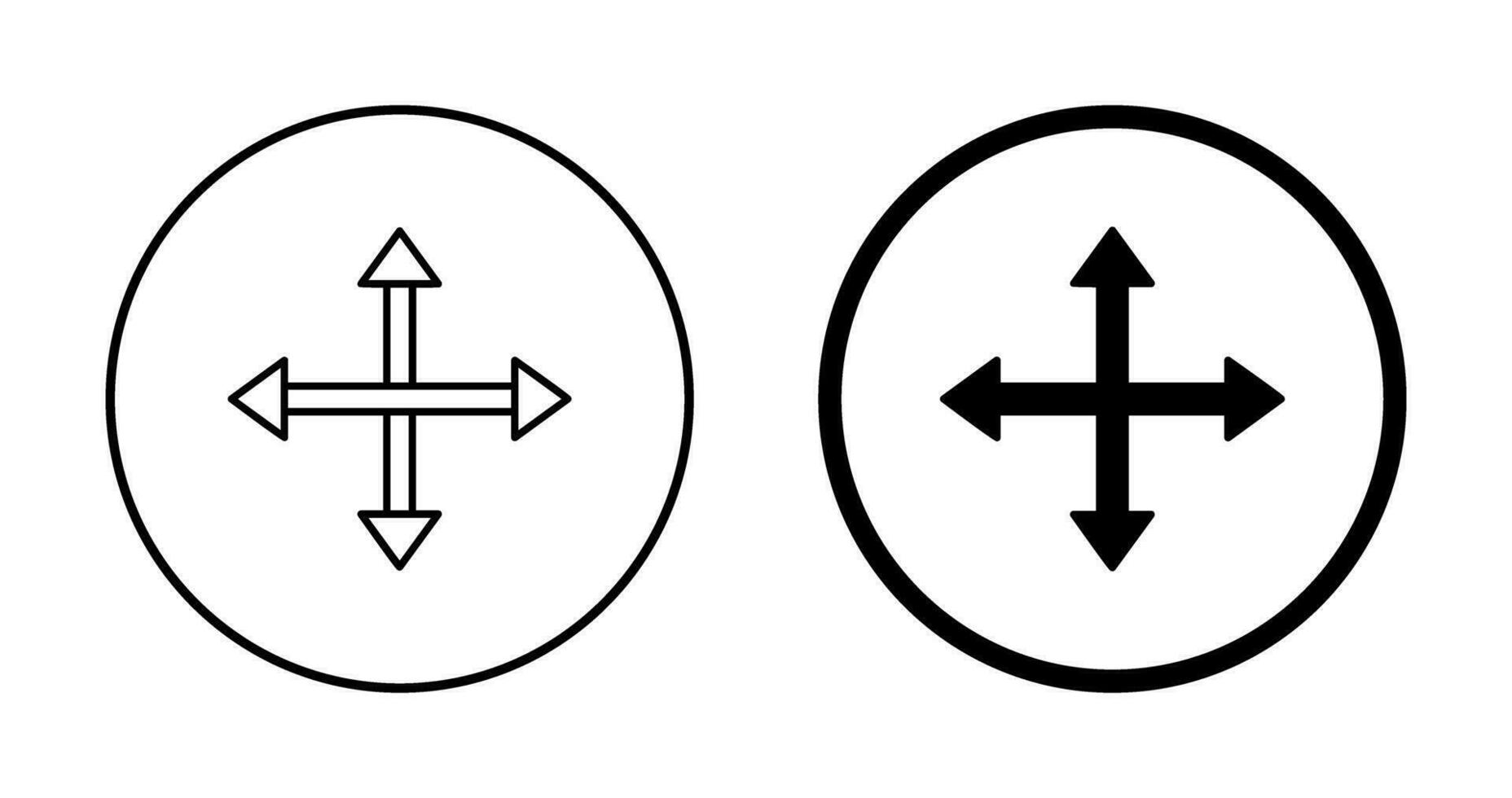 Unique Move Vector Icon