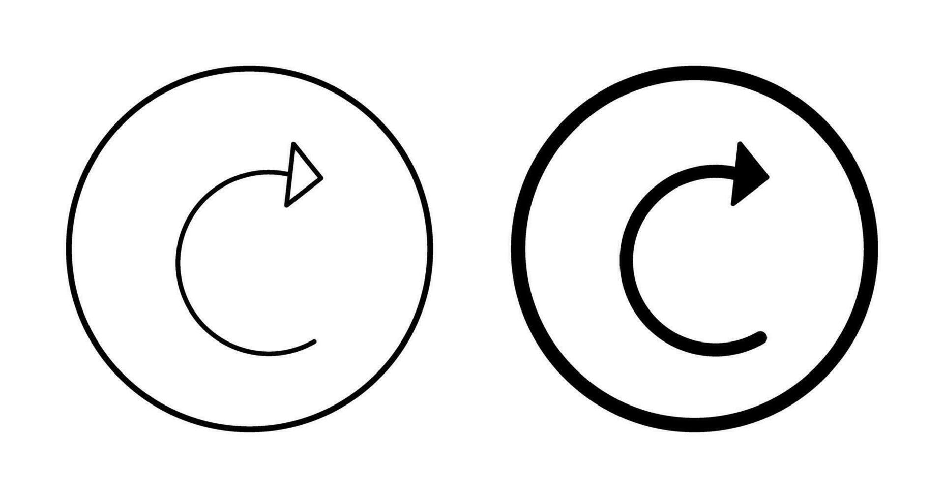 Unique Reload Vector Icon