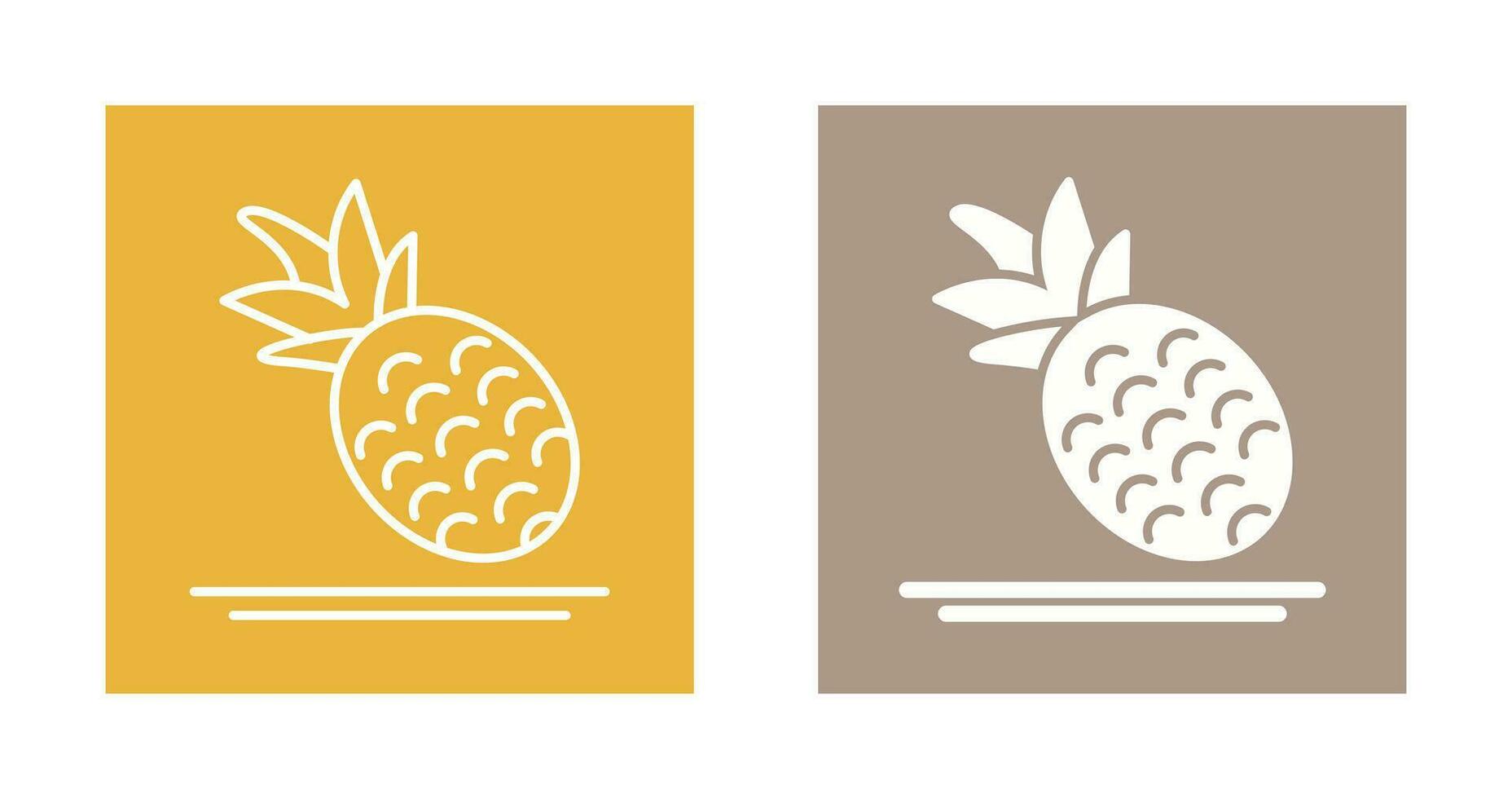 icono de vector de piña