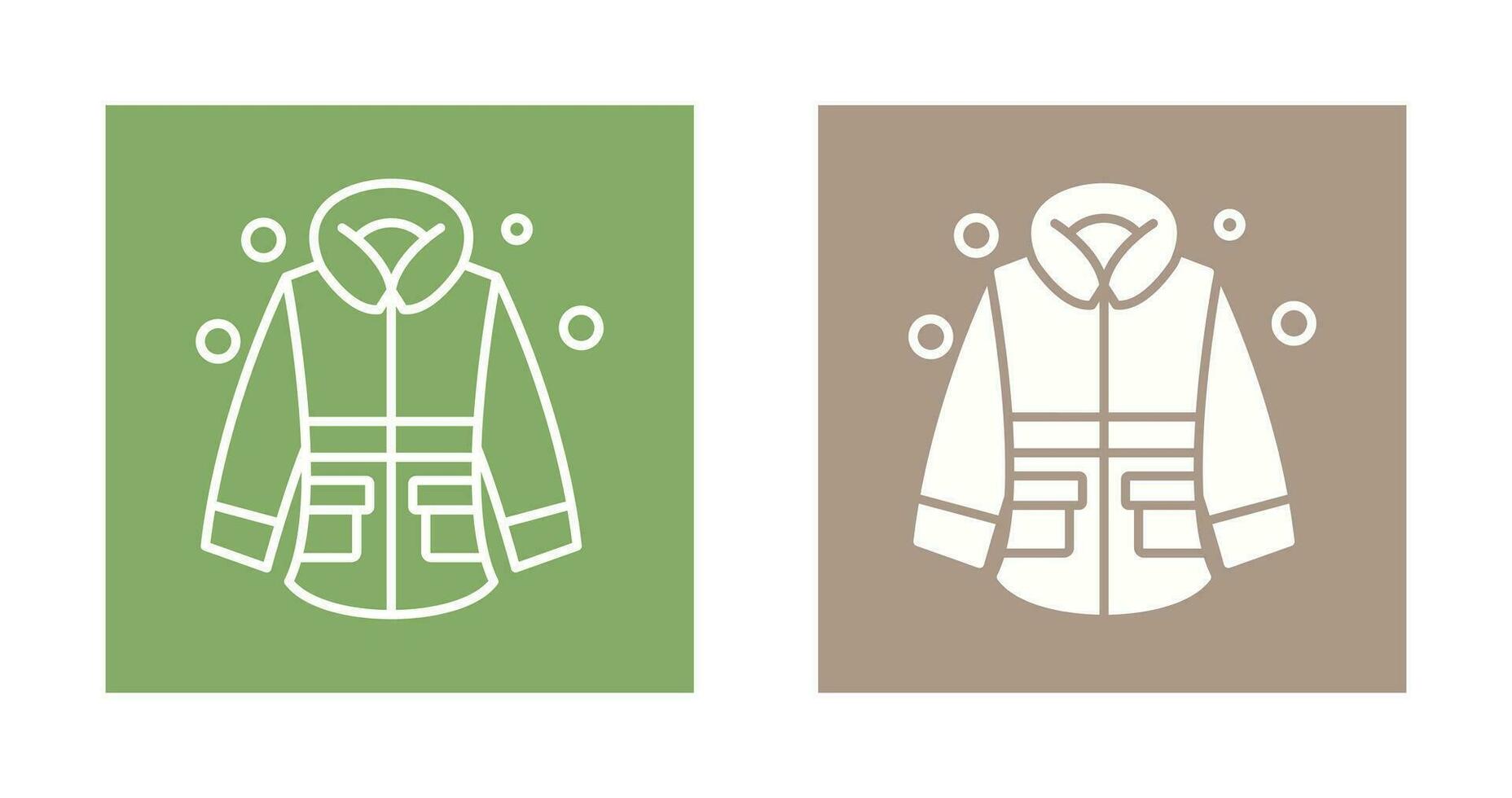 Winter Jacket Vector Icon